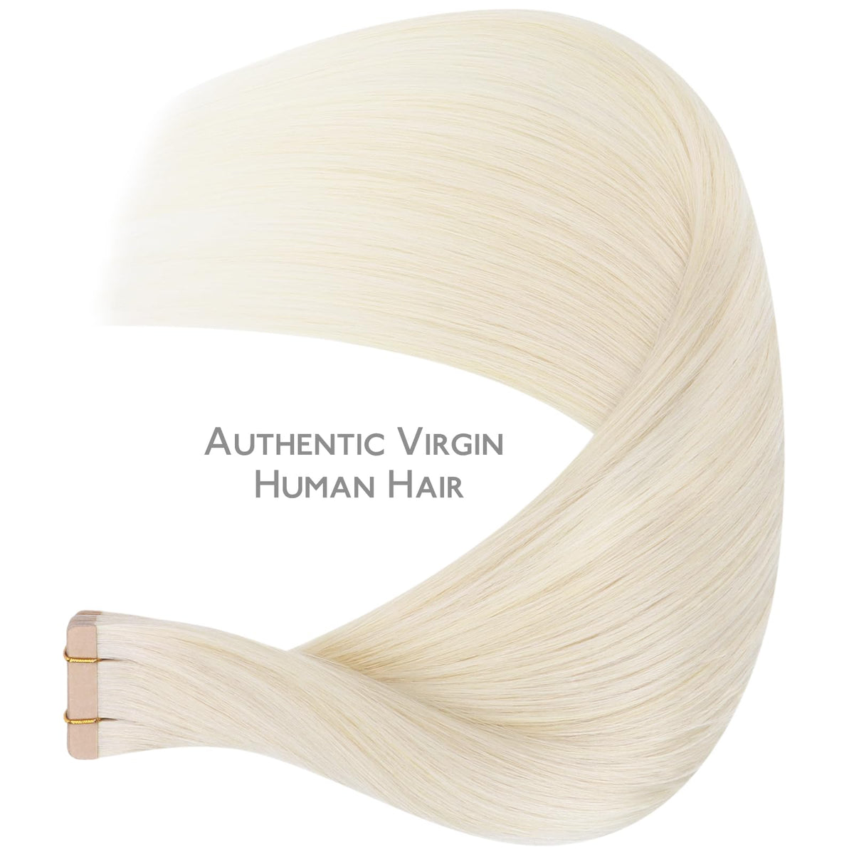 Wennalife Tape in Hair Extensions displayed on a hair model