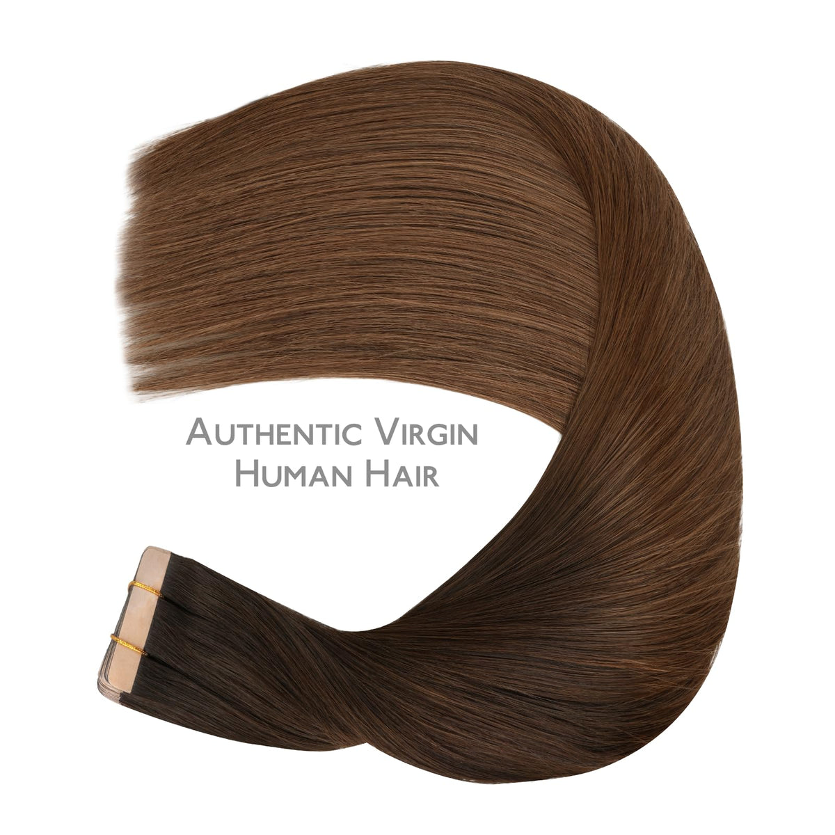 Wennalife Tape in Hair Extensions displayed on a model