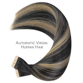 Wennalife Tape in Hair Extensions displayed with replacement tapes