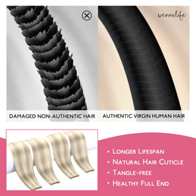 Wennalife Tape in Hair Extensions in a lifestyle setting