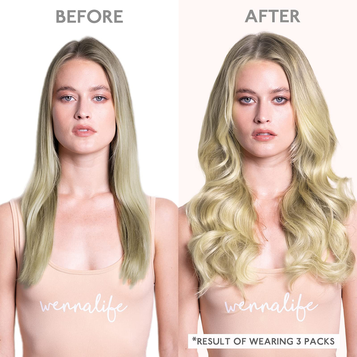Wennalife Tape In Hair Extensions in natural light