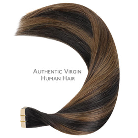 Wennalife Tape in Hair Extensions installation process