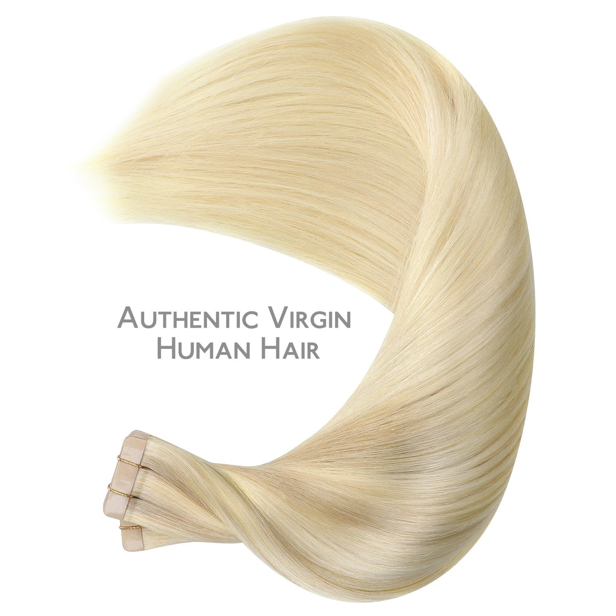 Wennalife Tape in Hair Extensions installed on model