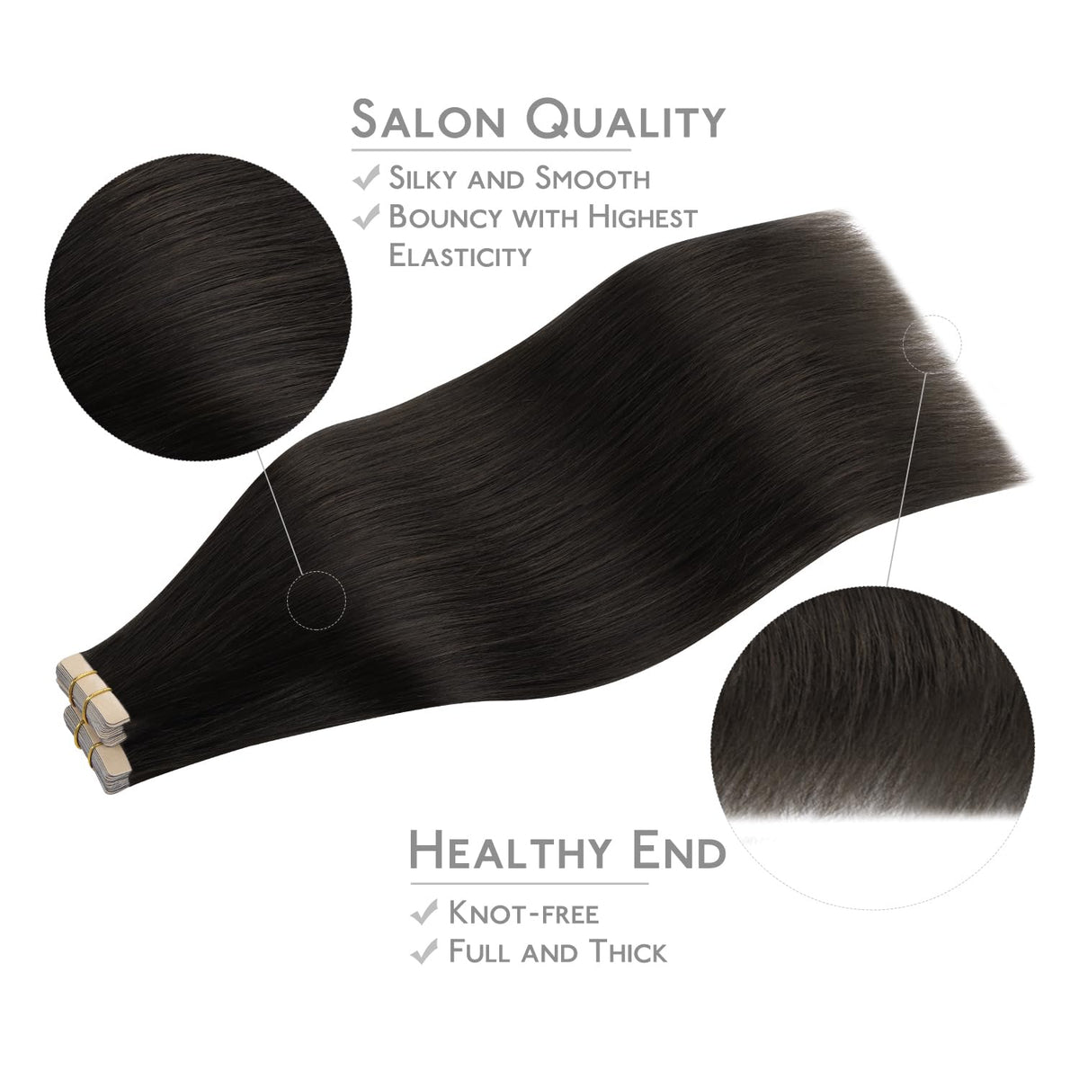 Wennalife Tape in Hair Extensions lifestyle scene showing application