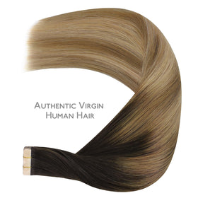 Wennalife Tape in Hair Extensions on model