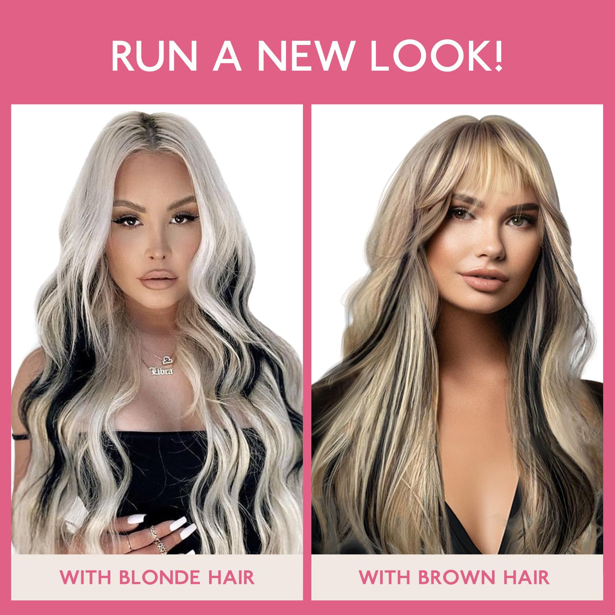 Wennalife Tape in Hair Extensions on model showcasing natural look