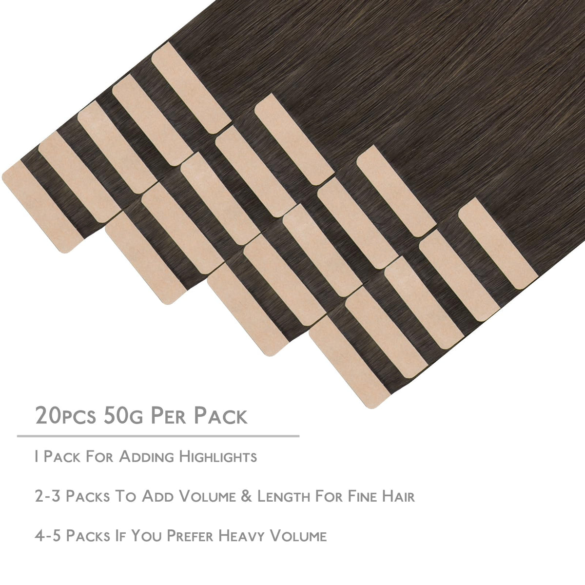 Wennalife Tape in Hair Extensions packaging