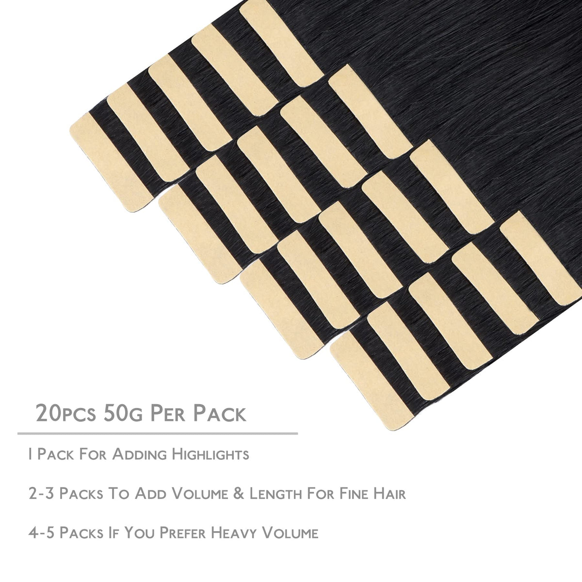 Wennalife Tape in Hair Extensions packaging