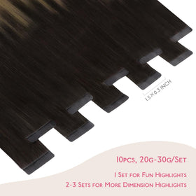 Wennalife Tape in Hair Extensions packaging