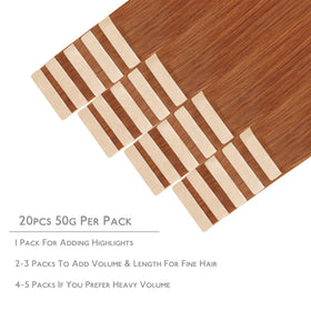Wennalife Tape in Hair Extensions packaging