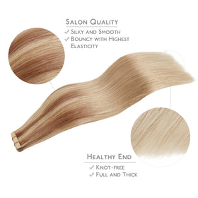 Wennalife Tape in Hair Extensions packaging and contents
