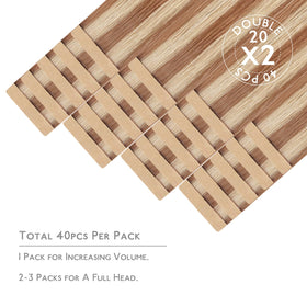 Wennalife Tape in Hair Extensions packaging and replacement tapes