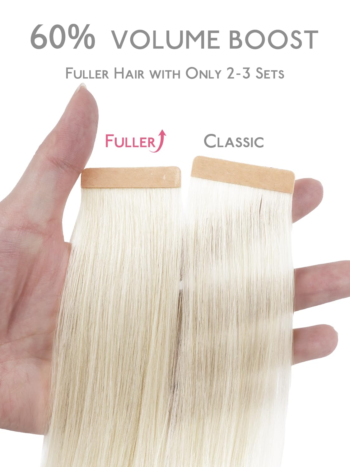Wennalife Tape in Hair Extensions packaging with 20 pieces