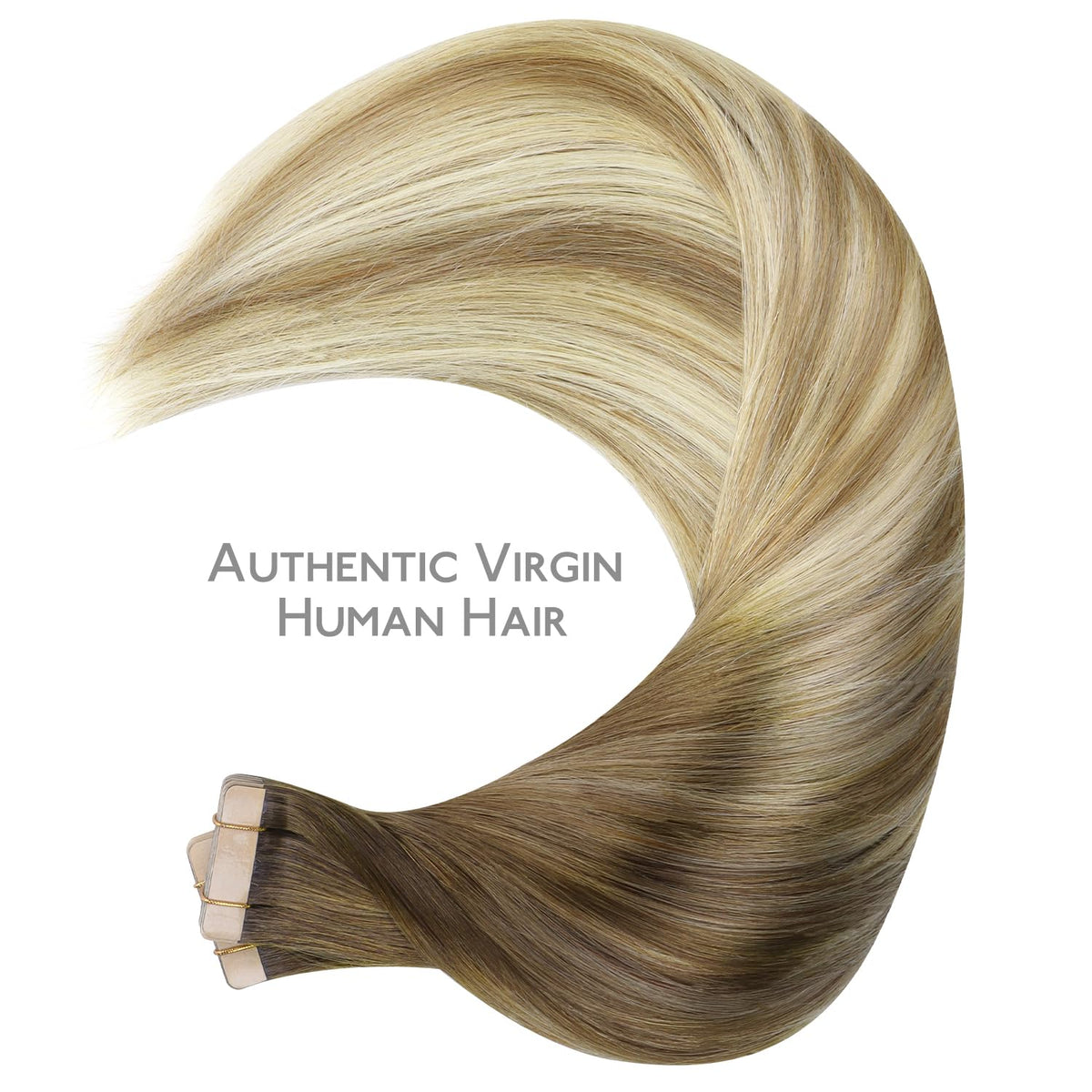 Wennalife Tape in Hair Extensions showcasing the texture