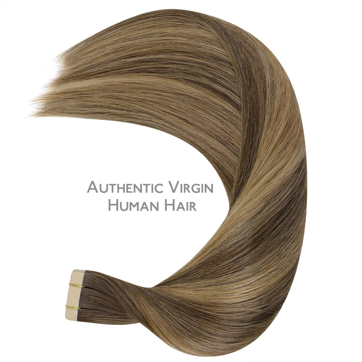 Wennalife Tape in Hair Extensions showing colour gradient