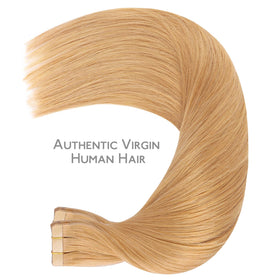 Wennalife Tape in Hair Extensions showing colour match options
