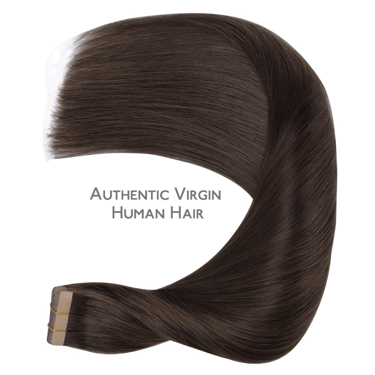 Wennalife Tape in Hair Extensions showing length and texture