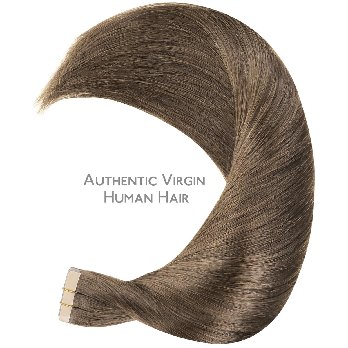 Wennalife Tape in Hair Extensions straight texture on model