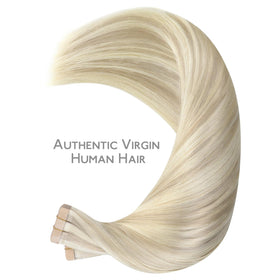 Wennalife Tape in Hair Extensions straightened and styled