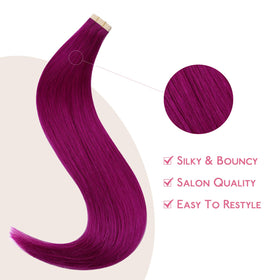 Wennalife Violet Tape in Hair Extensions lifestyle image