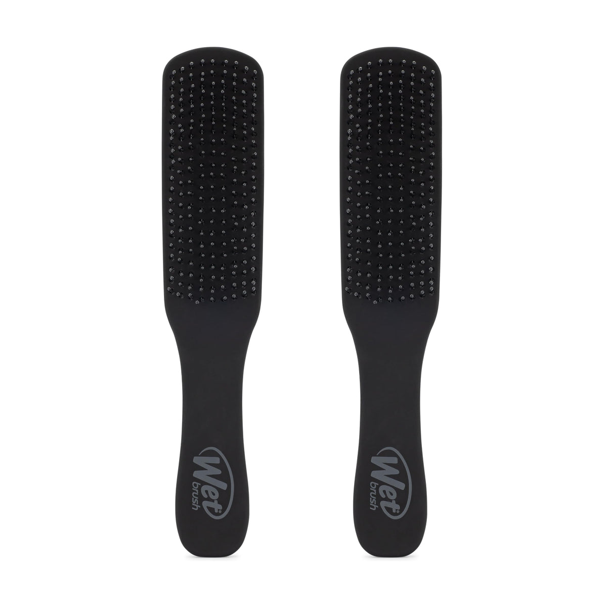 Wet Brush Detangling Hair Brush for Men, black front view