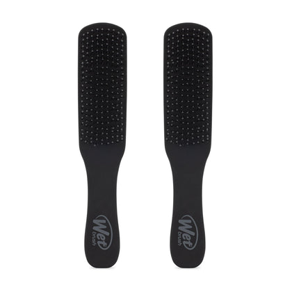 Wet Brush Detangling Hair Brush for Men, black front view