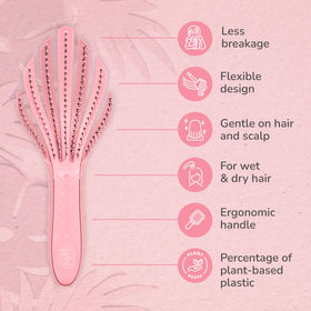 Wet Brush Go Green Curl Detangler back view