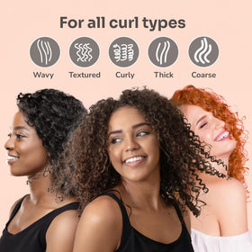 Wet Brush Go Green Curl Detangler Hair Brush black side view