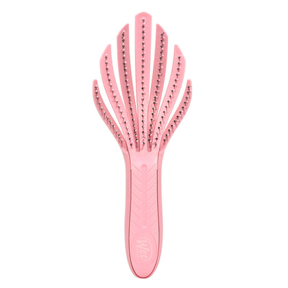 Wet Brush Go Green Curl Detangler in pale pink front view