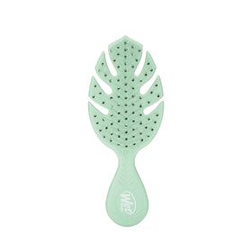 Wet Brush Go Green Mini Detangler front view in green