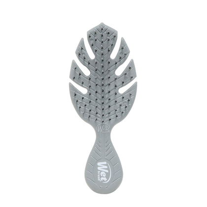 Wet Brush Go Green Mini Detangler in grey, front view