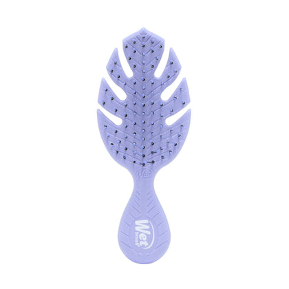 Wet Brush Go Green Mini Detangler in purple front view