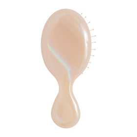 Wet Brush Mini Detangler Hair Brush in cream colour front view