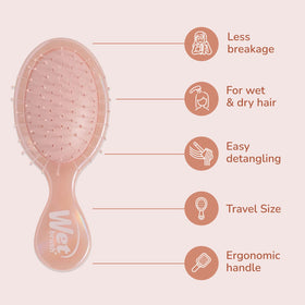 Wet Brush Mini Detangler Hair Brush packaging