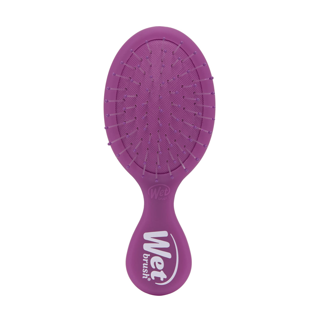 Wet Brush Mini Detangler Hair Brush Purple Frost front view