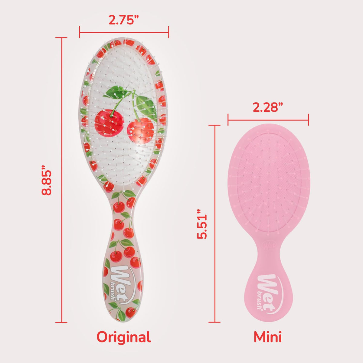 Wet Brush Original Detangler Cherry packaging