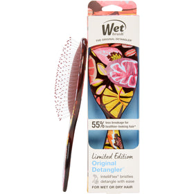 Wet Brush Original Detangler front view in Burgundy Paradise