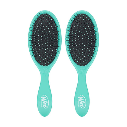 Wet Brush Original Detangler Hair Brush front view in Aqua