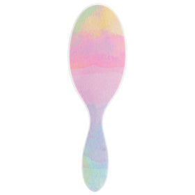 Wet Brush Original Detangler Hair Brush front view with colourful stripes