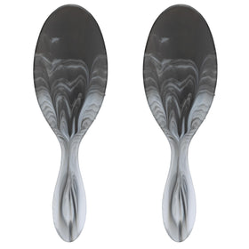 Wet Brush Original Detangler Hair Brush in Black Watercolor Waves front view