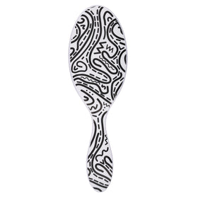 Wet Brush Original Detangler Hair Brush in Hipster Doodle design, front view