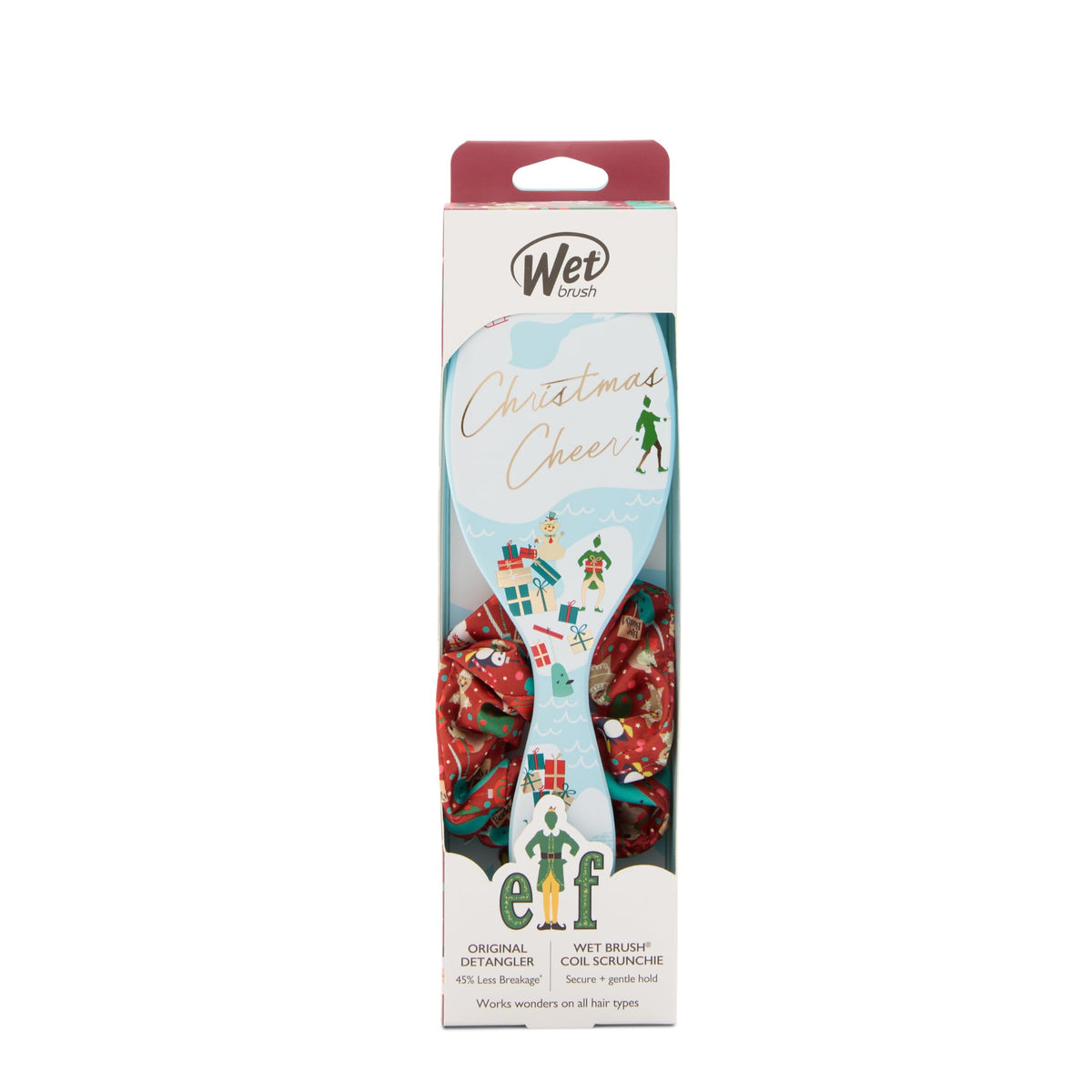 Wet Brush Original Detangler Hair Brush in use on wet hair