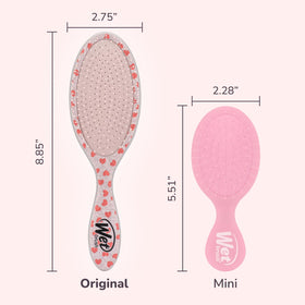 Wet Brush Original Detangler Hair Brush Mickey & Minnie close-up of bristles