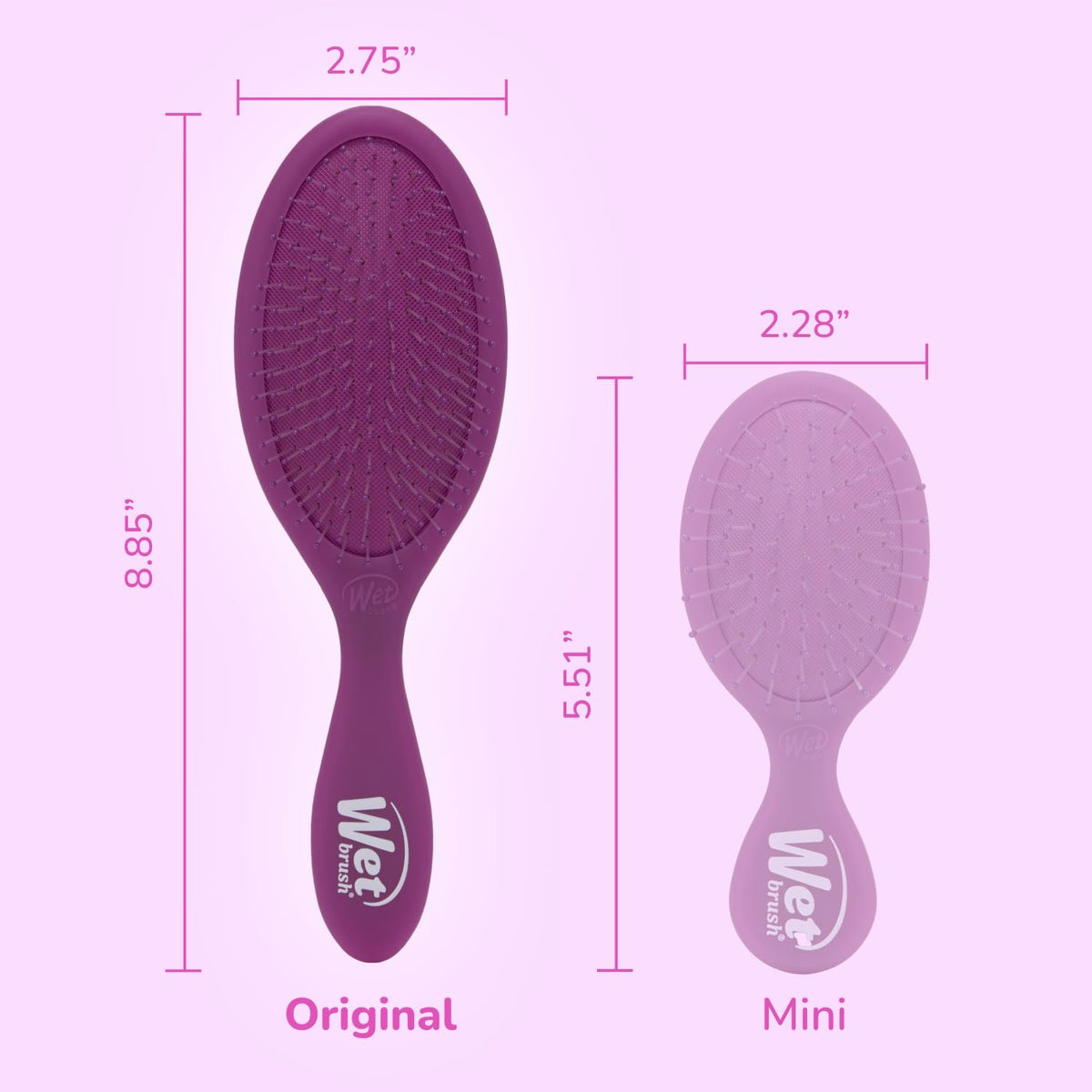 Wet Brush Original Detangler Hair Brush, side view