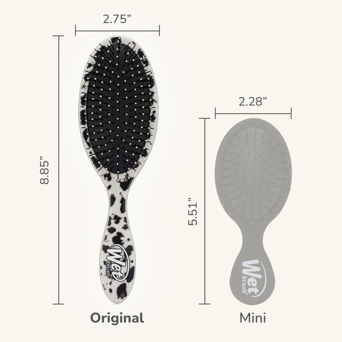 Wet Brush Original Detangler in hand demonstrating ease of use