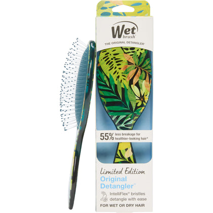 Wet Brush Original Detangler in Tropical Oasis Green Jungle front view