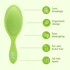 Wet Brush Original Detangler Lime-a-rita side view