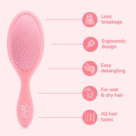 Wet Brush Original Detangler Pink Drink side view