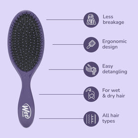 Wet Brush Original Detangler side view with ergonomic handle