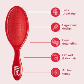 Wet Brush Original Detangler side view with ergonomic handle